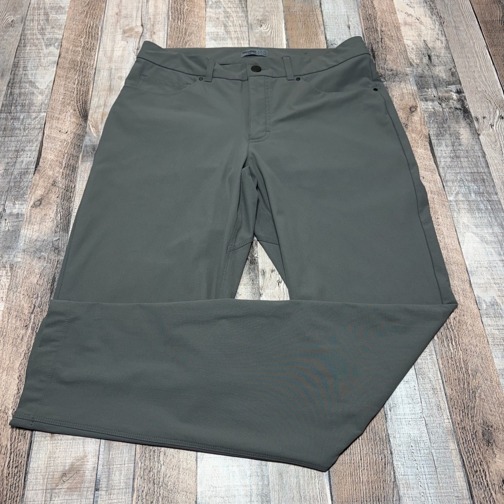 VRST Commuter Pants Men 32x32 Gray Slim Fit 5 Pocket Stretch Performance Golf